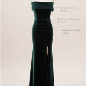 BHLDN Fawn Velvet Dress